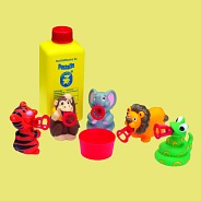Bubbelix "A dzsungel világa" Mini szappanbuborékfújó,